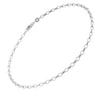 trendor Schmuck Fußkette 925 Silber Rhodiniert Anker Fesselkette 68244