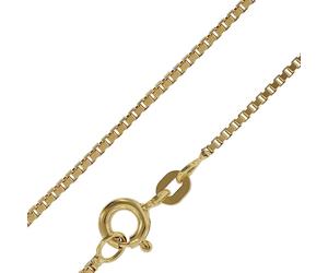 trendor Schmuck Halskette für Anhänger 333 Gold Venezianer Kette 0,9 mm 71750