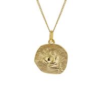 trendor Halskette mit Sternzeichen Wassermann Gold 333/8K Ø 16 mm 41920-02-40 40 cm
