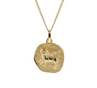 trendor 41920-04 Halskette mit Sternzeichen Widder Gold 333/8K Ø 16 mm 40 cm