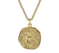 trendor Schmuck Jungfrau Sternzeichen Ø 20 mm Herrenkette Gold auf Silber 39070-09