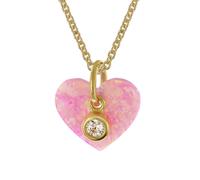 trendor Schmuck Kinder-Anhänger Gold 333/8K + vergoldete Silberkette 28750