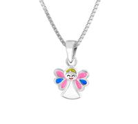 trendor Schmuck Kinder-Halskette mit Schutzengel Silber 925 Collier 41695
