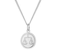 trendor Schmuck Kinder-Halskette Sternzeichen Waage 925 Silber 28606-10