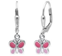 trendor Schmuck Kinder-Ohrringe für Mädchen 925 Silber Schmetterling 41589