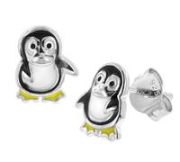 trendor Schmuck Kinder Ohrringe Silber 925 Pinguin Ohrstecker 41640