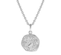 trendor Schmuck Kinder Sternzeichen Skorpion Weißgold 333 Anhänger + Kette 75920-11
