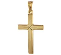 trendor Schmuck 75281 Kreuz-Anhänger Gold 585 (14 Karat) 24 mm