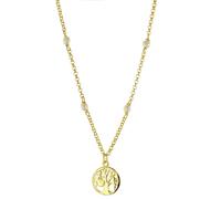 trendor Schmuck Lebensbaum Collier 925 Sterlingsilber Goldplattiert 51361