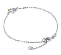 trendor Schmuck Mädchen-Armband mit Einhorn 925 Silber Rhodiniert 21708
