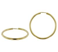 trendor Schmuck 51174 Ohringe Creolen Gold 333 / 8K Ø 40 mm