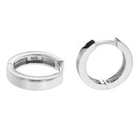 trendor Schmuck Ohrringe für Damen und Herren 925 Silber Creolen Ø 16 mm 41579