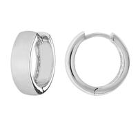 trendor Schmuck Ohrringe für Damen und Herren 925 Silber Creolen Ø 16 mm 41581