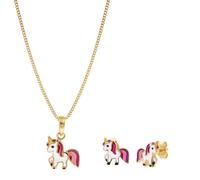trendor Schmuck Schmuck-Set für Kinder Farbenfrohes Einhorn Geschenkset 68527