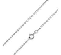 trendor Schmuck Silberkette für Damen und Herren 925 Diamantierte Ankerkette 21000
