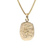 trendor 15382-11 Skorpion Sternzeichen Gold 333 mit vergoldeter Silberkette 40 cm
