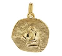 trendor Schmuck Sternzeichen-Anhänger Wassermann 585 Gold 16 mm 08958-02