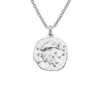 trendor Schmuck Sternzeichen Fische mit Halskette 925 Silber Ø 16 mm 08441-03