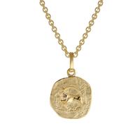 trendor Schmuck 75905-01 Sternzeichen für Kinder Steinbock Gold 333 Anhänger + Kette