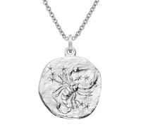 trendor Schmuck Sternzeichen Skorpion Ø 20 mm und Halskette 925 Silber 51610-11