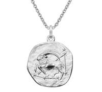 trendor Schmuck Sternzeichen Steinbock Ø 20 mm und Halskette 925 Silber 51610-01