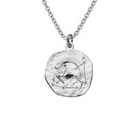 trendor Schmuck Sternzeichen Steinbock mit Halskette 925 Silber Ø 16 mm 08441-01