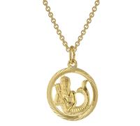 trendor Schmuck 75940-02 Sternzeichen Wassermann Gold 333 Anhänger Ø 16 mm + Halskette