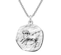 trendor Schmuck Sternzeichen Widder Ø 20 mm und Halskette 925 Silber 51610-04