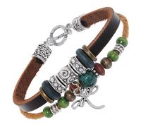 trendor Schmuck Unisex Leder-Armband Braun 75805