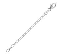 trendor Schmuck Verlängerungskette 925 Silber Rhodiniert Weitanker 7 cm 21666