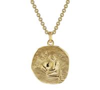 trendor Schmuck Wassermann Sternzeichen Ø 20 mm Herrenkette Gold auf Silber 39070-02