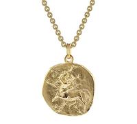 trendor Schmuck 39070-12 Schütze Sternzeichen Anhänger Herrenkette Gold auf Silber, 60 cm