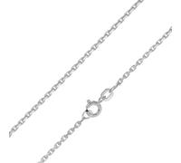 trendor Silberkette für Damen und Herren 925 Diamantierte Ankerkette