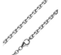 trendor Silberkette für Herren Ankerkette 4,5 mm breit modische Halskette aus Sterlingsilber Herrenkette tolle Geschenkidee 08632-50 50 cm