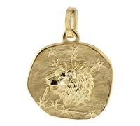 trendor Schmuck 08732 Sternzeichen-Anhänger Löwe 333 Gold 16 mm