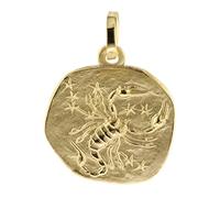 trendor Schmuck 08735 Sternzeichen-Anhänger Skorpion 333 Gold 16 mm