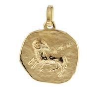 trendor Schmuck 08728 Sternzeichen-Anhänger Widder 333 Gold 16 mm