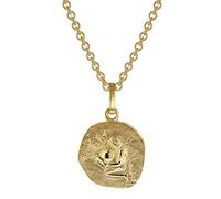 trendor Schmuck 75905-02 Sternzeichen für Kinder Wassermann Gold 333 Anhänger + Kette