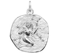 trendor Sternzeichen Jungfrau 925 Silber 20 mm Anhänger Tierkreiszeichen für Damen, Herren und Kinder, 08453-09