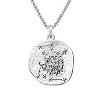 trendor Sternzeichen Löwe Ø 20 mm und Halskette 925 Silber 51610-08-50