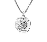 trendor Sternzeichen Löwe mit Halskette 925 Silber Ø 16 mm Tierkreiszeichen Anhänger Sterlingsilber für Damen, Herren oder Kinder, 08441-08-50 50 cm