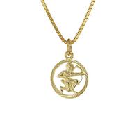 trendor Schmuck 75990-12 Sternzeichen Schütze 333 Gold + goldplattierte Kinder-Kette