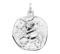 trendor Sternzeichen Schütze 925 Silber Anhänger Ø 16 mm Schmuckstück für Damen und Herren, zeitloses Accessoire, 21218-12