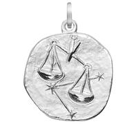 trendor Sternzeichen Waage 925 Silber 20 mm Anhänger Tierkreiszeichen für Damen, Herren und Kinder, 08453-10