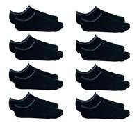trends4cents Zecond Zkin 8 Paar Sneaker Socken Gr. 32 - 38 schwarz Sommersocken Füßlinge aus Baumwolle