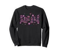 Trendy Apparel Chess Pieces Just A Girl Who Loves Chess Back Sweatshirt