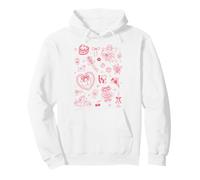Trendy Apparel Valentine's Day Iconic Valentine's Hearts Art Pullover Hoodie