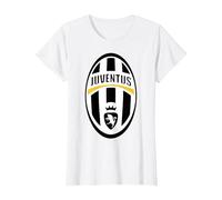 Trendy Juventus Sports Club Logo T-Shirt, Damen, Weiß, XS