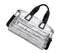 Trendy Large Capacity Waterproof Duffle Bag with Glossy Finish for Athletic Gear Business Trip and Outdoor Adventures Oxford Fabric Sports Duffle Bag