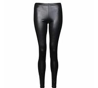 TrendyFashion Damen-Leggings in Übergröße, elastisch, Viskose, Größen 36-52, lange Leggings, Wet-Look, 38-40